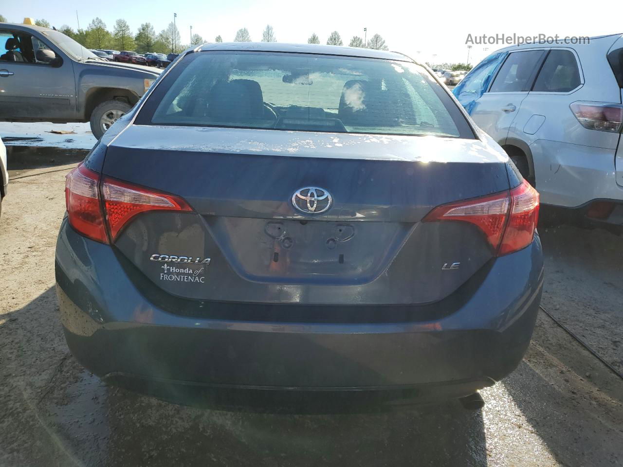 2019 Toyota Corolla L Blue vin: 5YFBURHE1KP915045