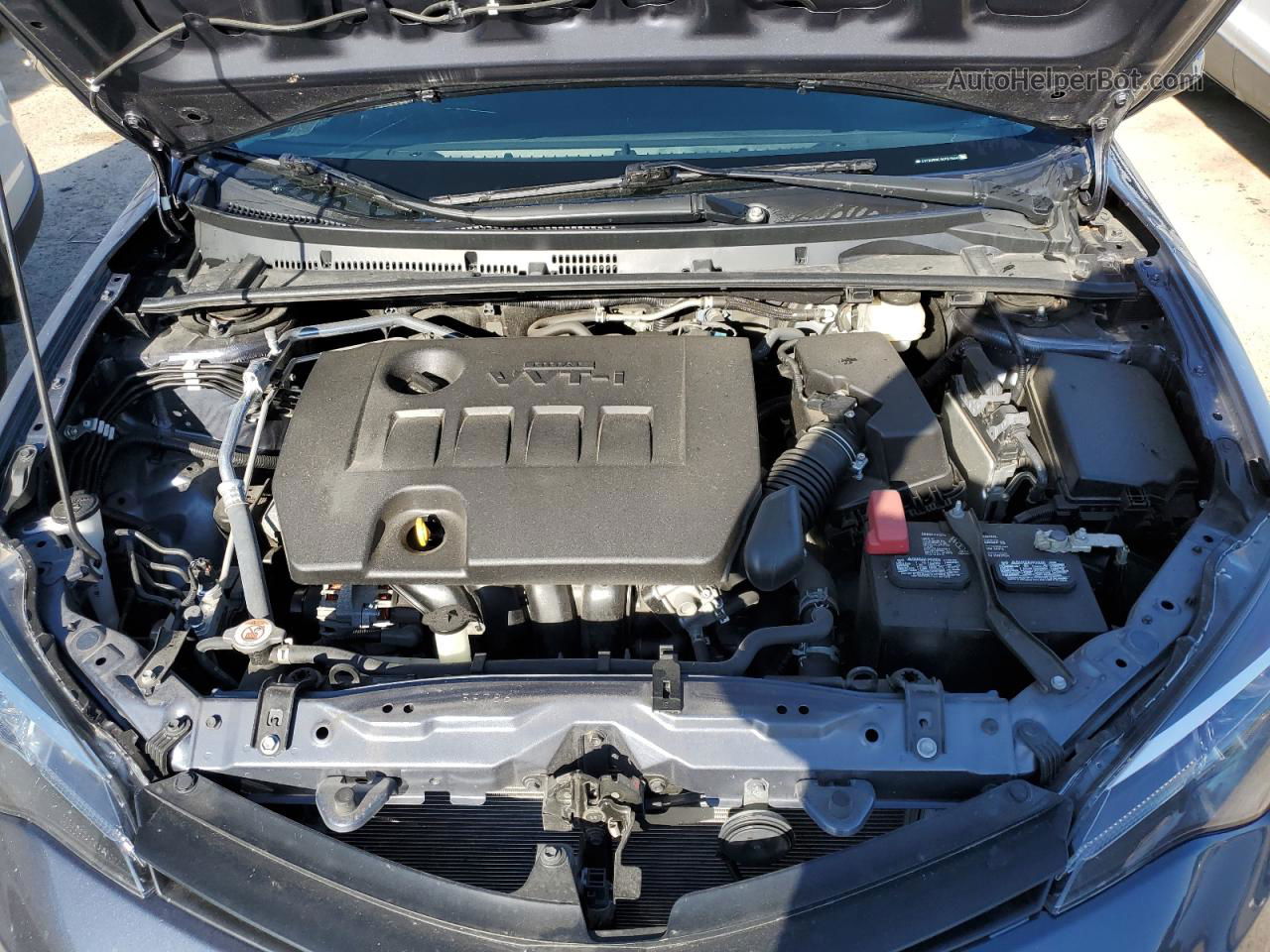 2019 Toyota Corolla L Синий vin: 5YFBURHE1KP915045