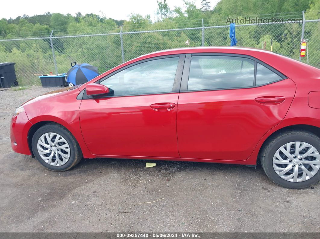 2019 Toyota Corolla Le Red vin: 5YFBURHE1KP915742