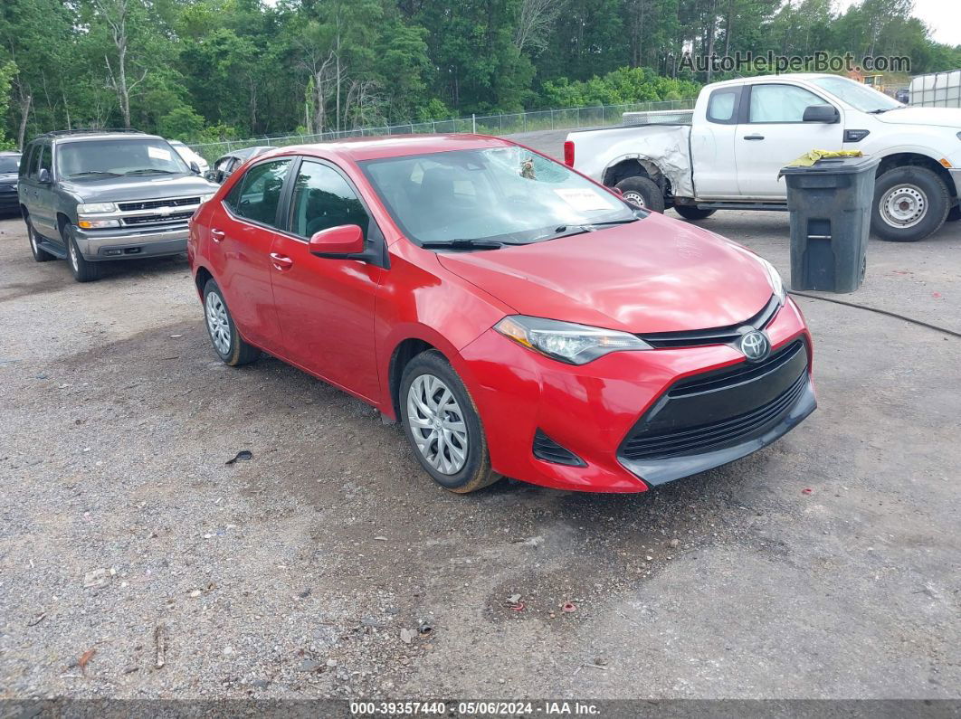 2019 Toyota Corolla Le Red vin: 5YFBURHE1KP915742