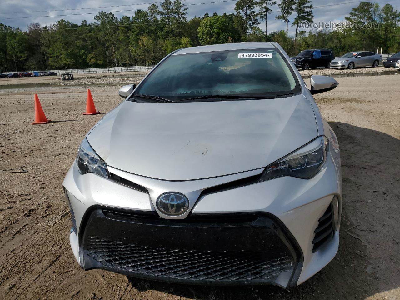 2019 Toyota Corolla L Silver vin: 5YFBURHE1KP924957