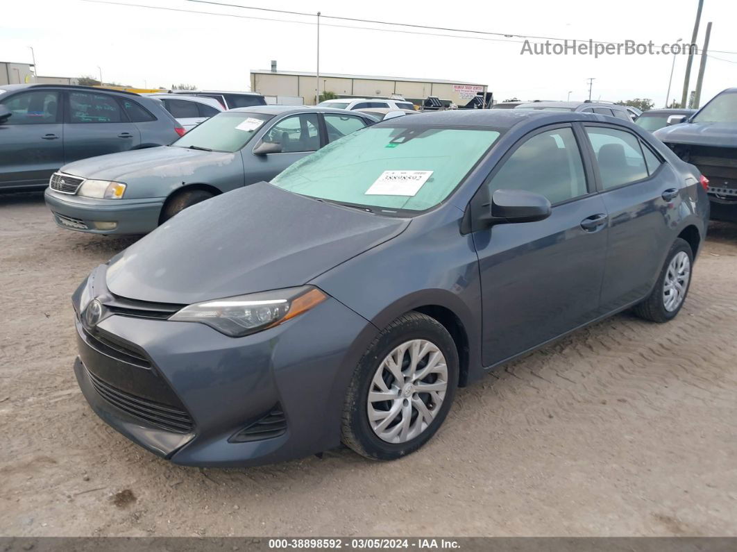 2019 Toyota Corolla Le Gray vin: 5YFBURHE1KP932136