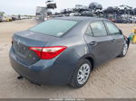 2019 Toyota Corolla Le Gray vin: 5YFBURHE1KP932136