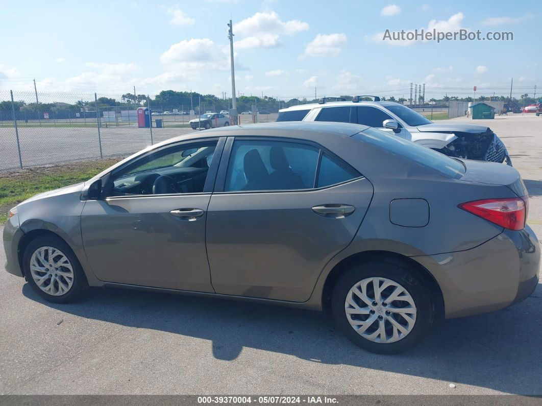 2019 Toyota Corolla Le Brown vin: 5YFBURHE1KP945243