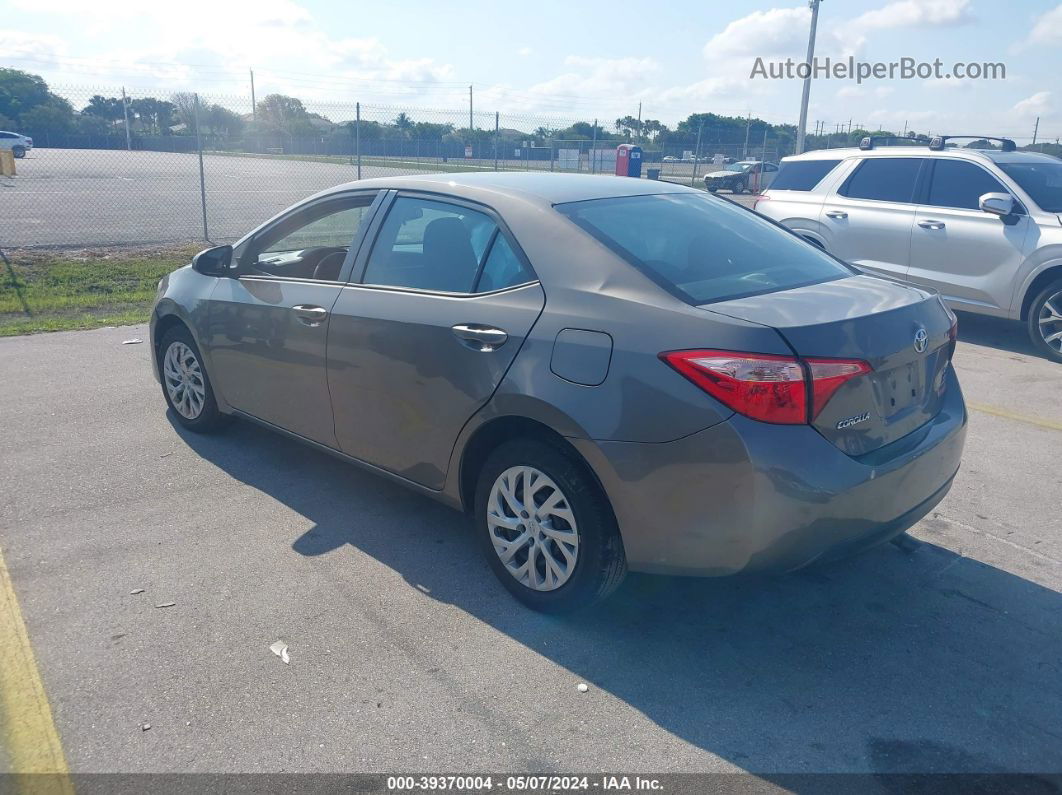 2019 Toyota Corolla Le Brown vin: 5YFBURHE1KP945243