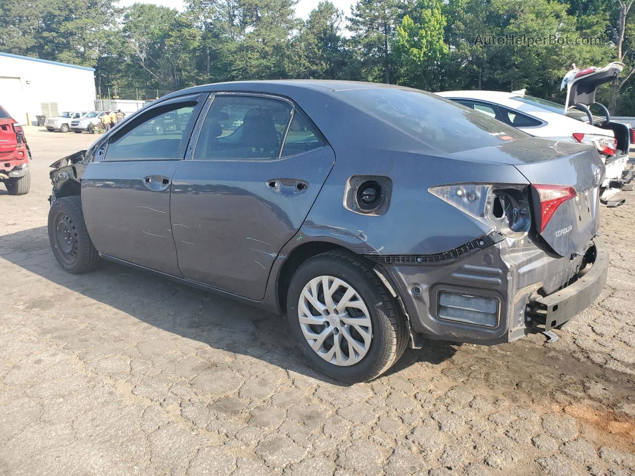 2019 Toyota Corolla L Серый vin: 5YFBURHE1KP948403