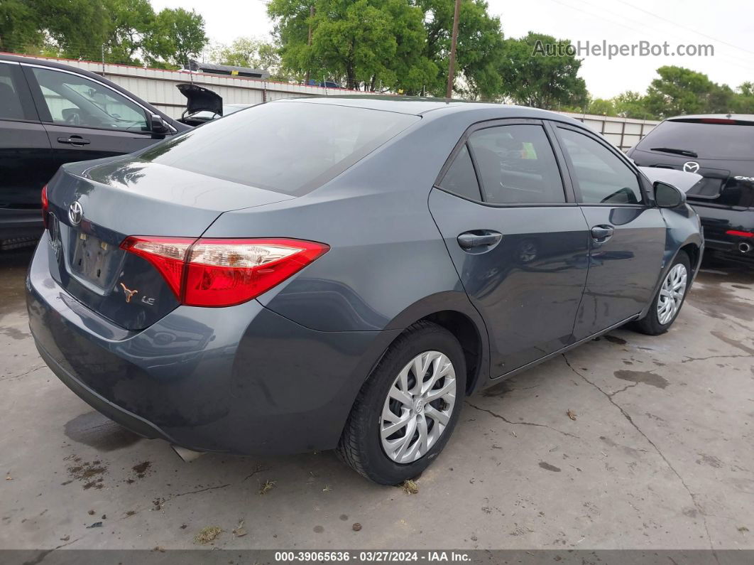 2019 Toyota Corolla Le Blue vin: 5YFBURHE1KP949356