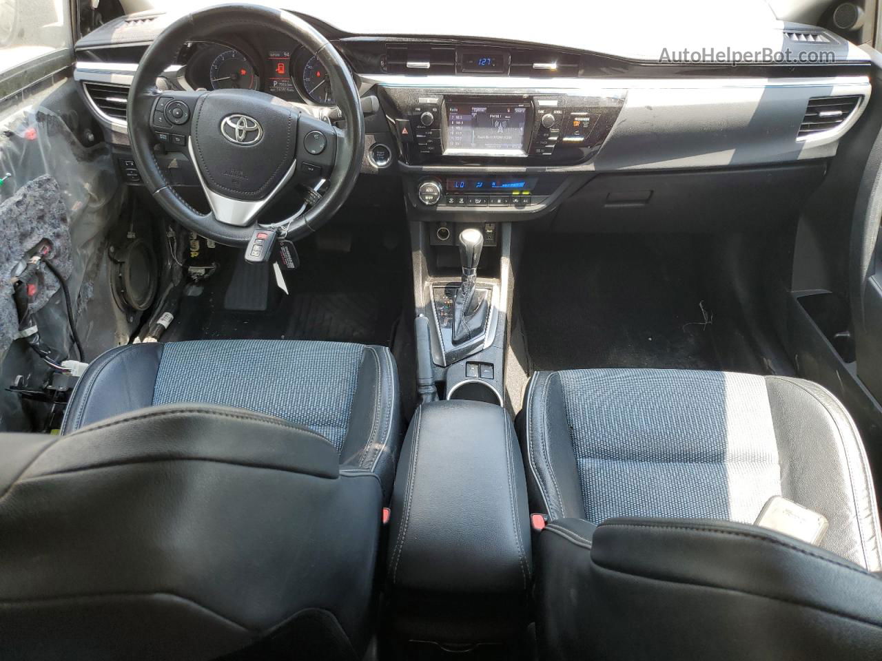 2014 Toyota Corolla L Blue vin: 5YFBURHE2EP040059