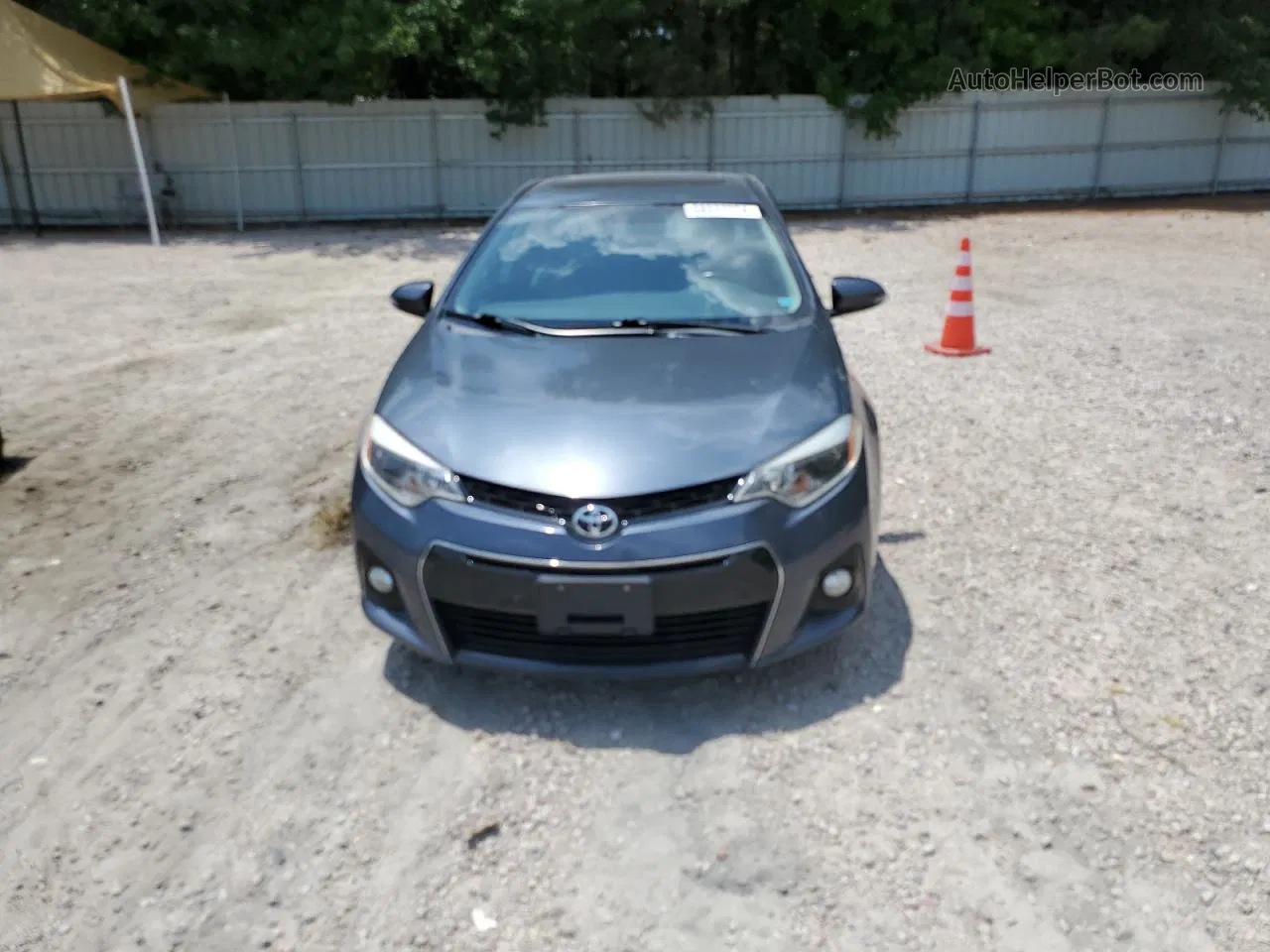 2014 Toyota Corolla L Blue vin: 5YFBURHE2EP040059