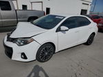 2014 Toyota Corolla L White vin: 5YFBURHE2EP140856