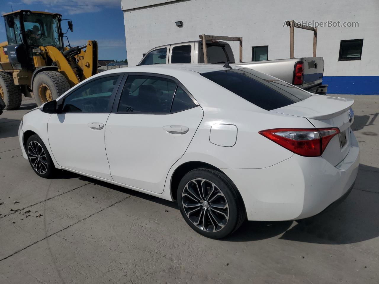 2014 Toyota Corolla L White vin: 5YFBURHE2EP140856