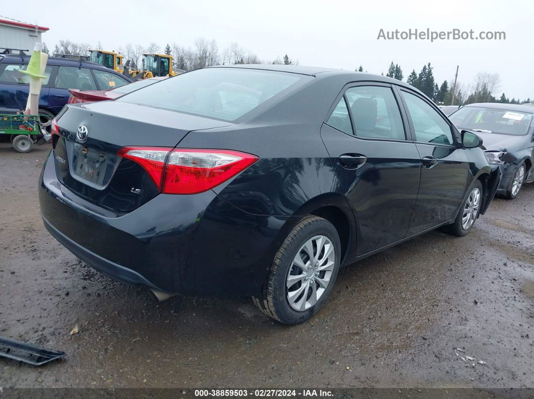 2014 Toyota Corolla Le Black vin: 5YFBURHE2EP155163