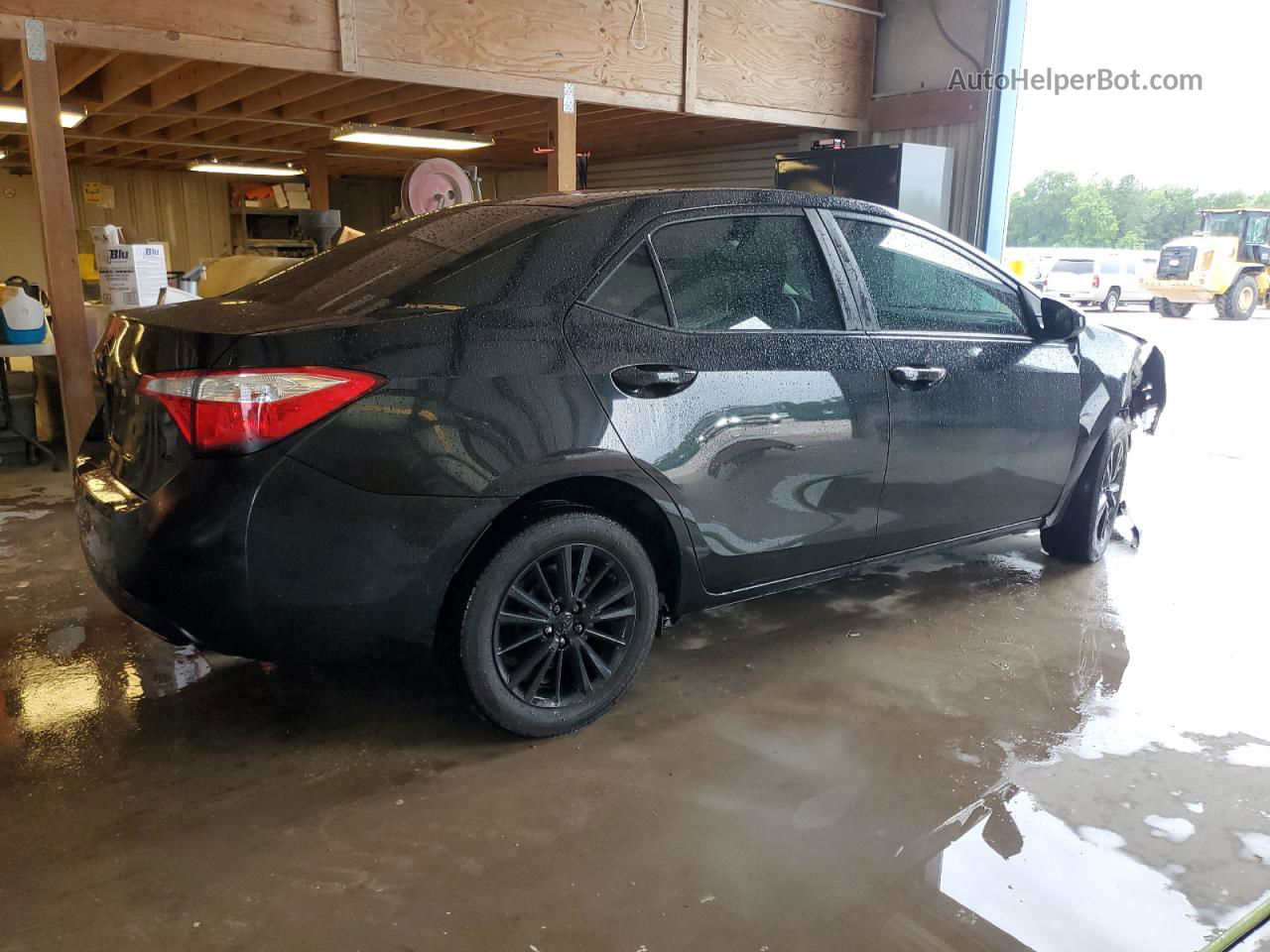 2015 Toyota Corolla L Black vin: 5YFBURHE2FP190741