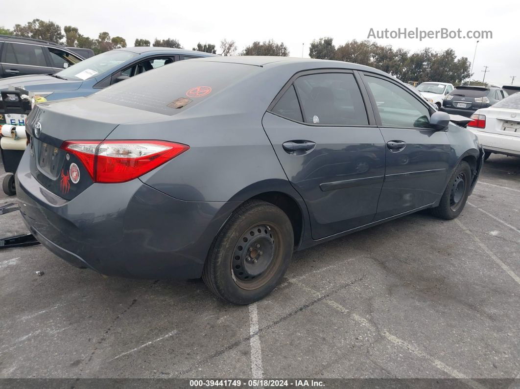 2015 Toyota Corolla L Blue vin: 5YFBURHE2FP195051