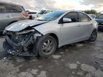 2015 Toyota Corolla L Silver vin: 5YFBURHE2FP201351