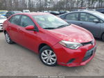 2015 Toyota Corolla Le Red vin: 5YFBURHE2FP206677