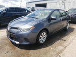 2015 Toyota Corolla L Blue vin: 5YFBURHE2FP231420