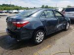 2015 Toyota Corolla L Blue vin: 5YFBURHE2FP231420