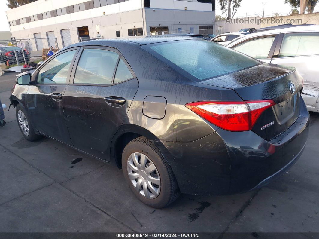 2015 Toyota Corolla L Black vin: 5YFBURHE2FP269150