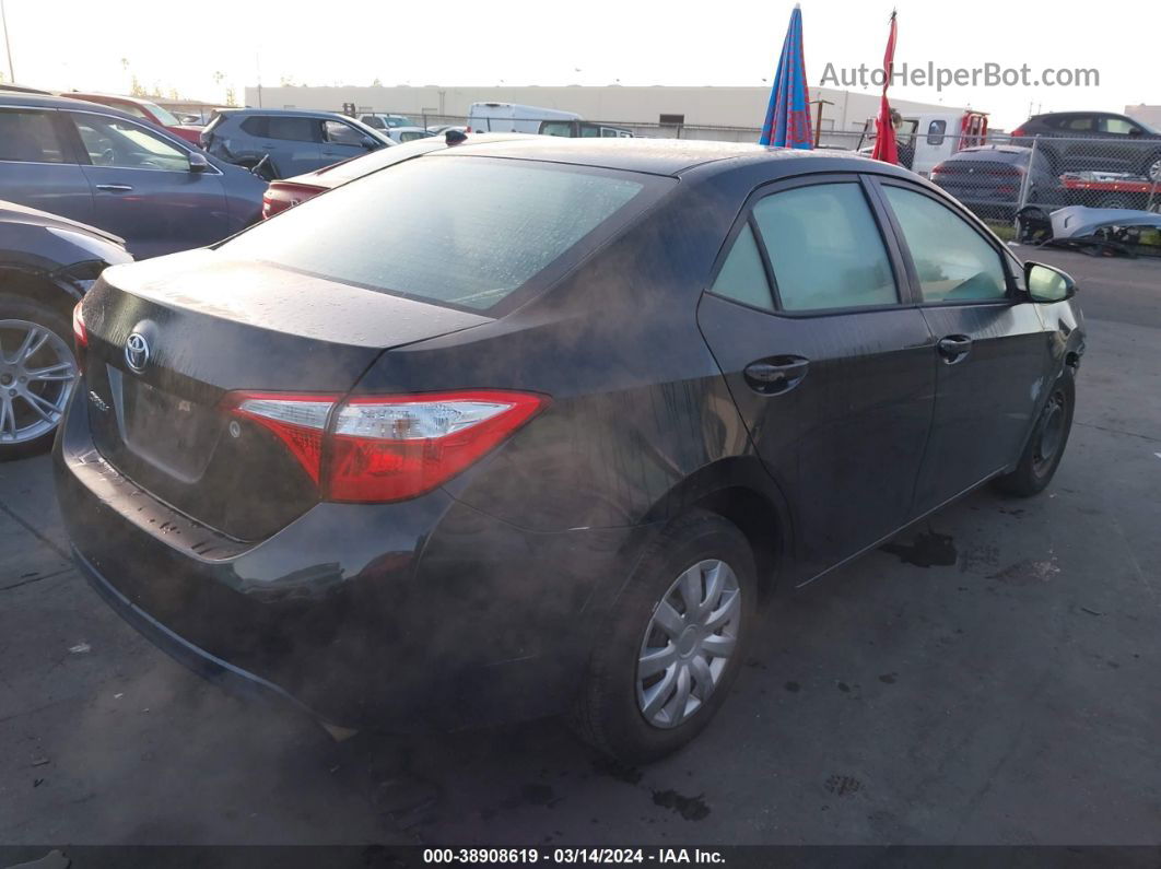 2015 Toyota Corolla L Black vin: 5YFBURHE2FP269150