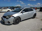 2015 Toyota Corolla L Silver vin: 5YFBURHE2FP275272