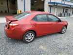 2015 Toyota Corolla L Red vin: 5YFBURHE2FP282223