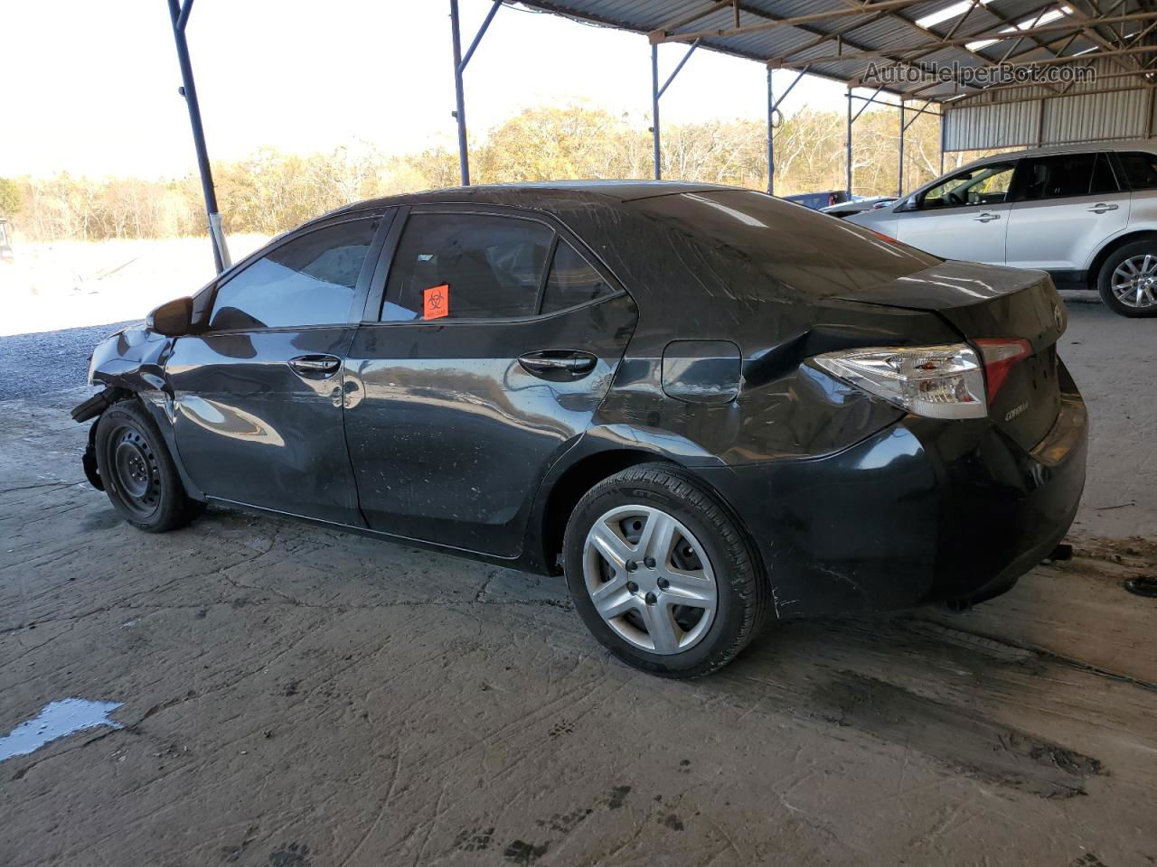 2015 Toyota Corolla L Black vin: 5YFBURHE2FP289169