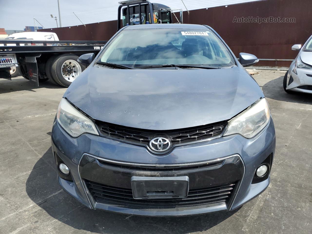 2015 Toyota Corolla L Угольный vin: 5YFBURHE2FP302289