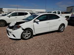 2015 Toyota Corolla L White vin: 5YFBURHE2FP330237