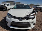 2015 Toyota Corolla L White vin: 5YFBURHE2FP330237