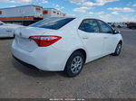 2015 Toyota Corolla L White vin: 5YFBURHE2FP332120