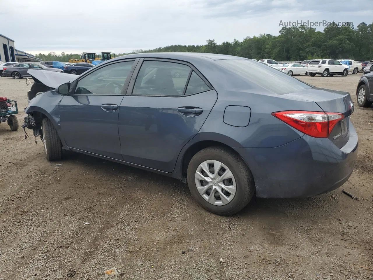 2016 Toyota Corolla L Blue vin: 5YFBURHE2GP462285