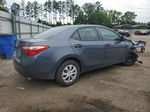 2016 Toyota Corolla L Blue vin: 5YFBURHE2GP462285