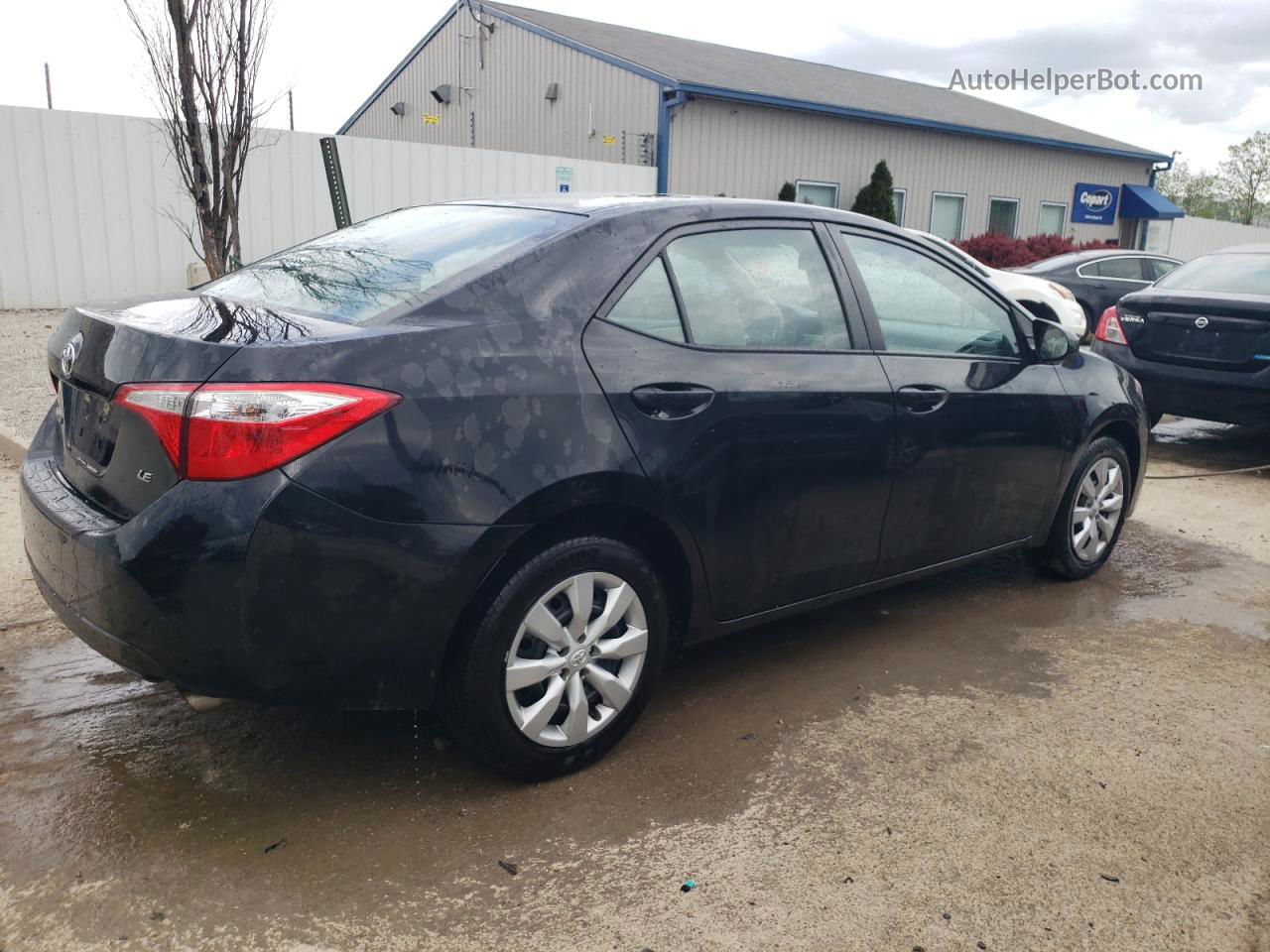 2016 Toyota Corolla L Black vin: 5YFBURHE2GP484769