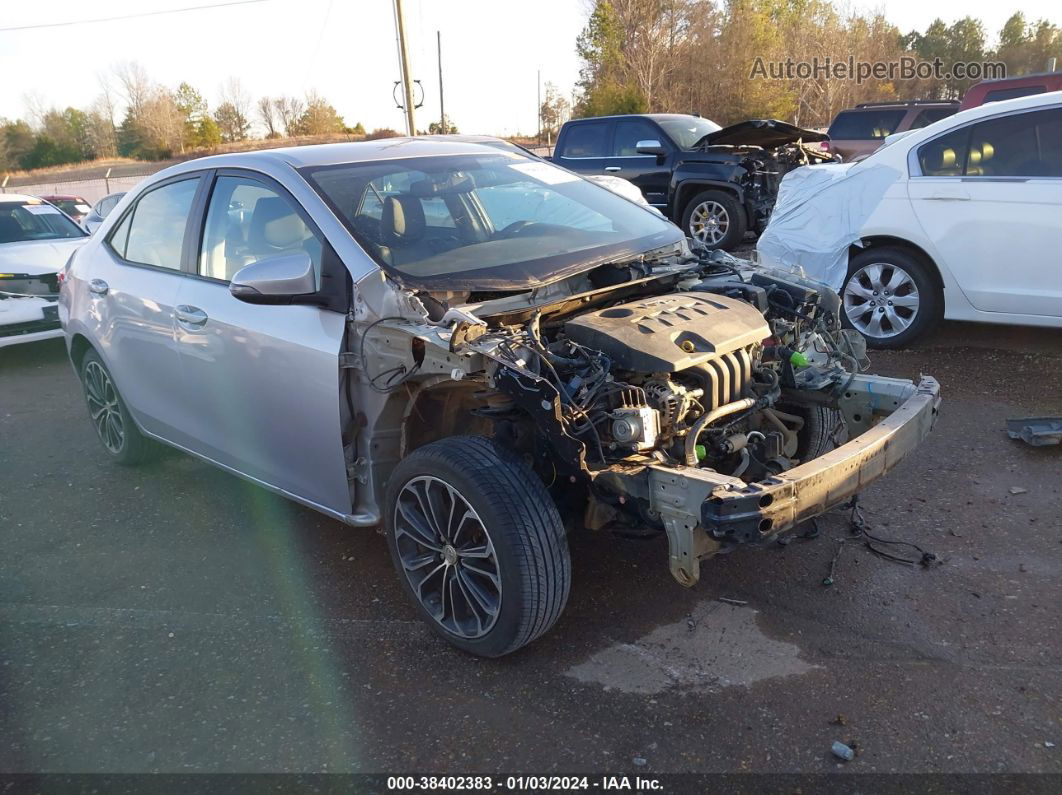 2016 Toyota Corolla S Plus Silver vin: 5YFBURHE2GP511565