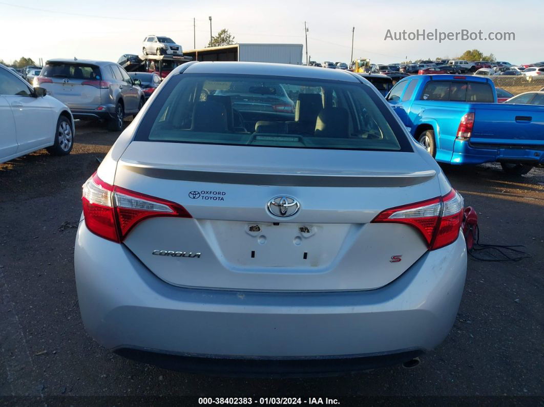 2016 Toyota Corolla S Plus Silver vin: 5YFBURHE2GP511565