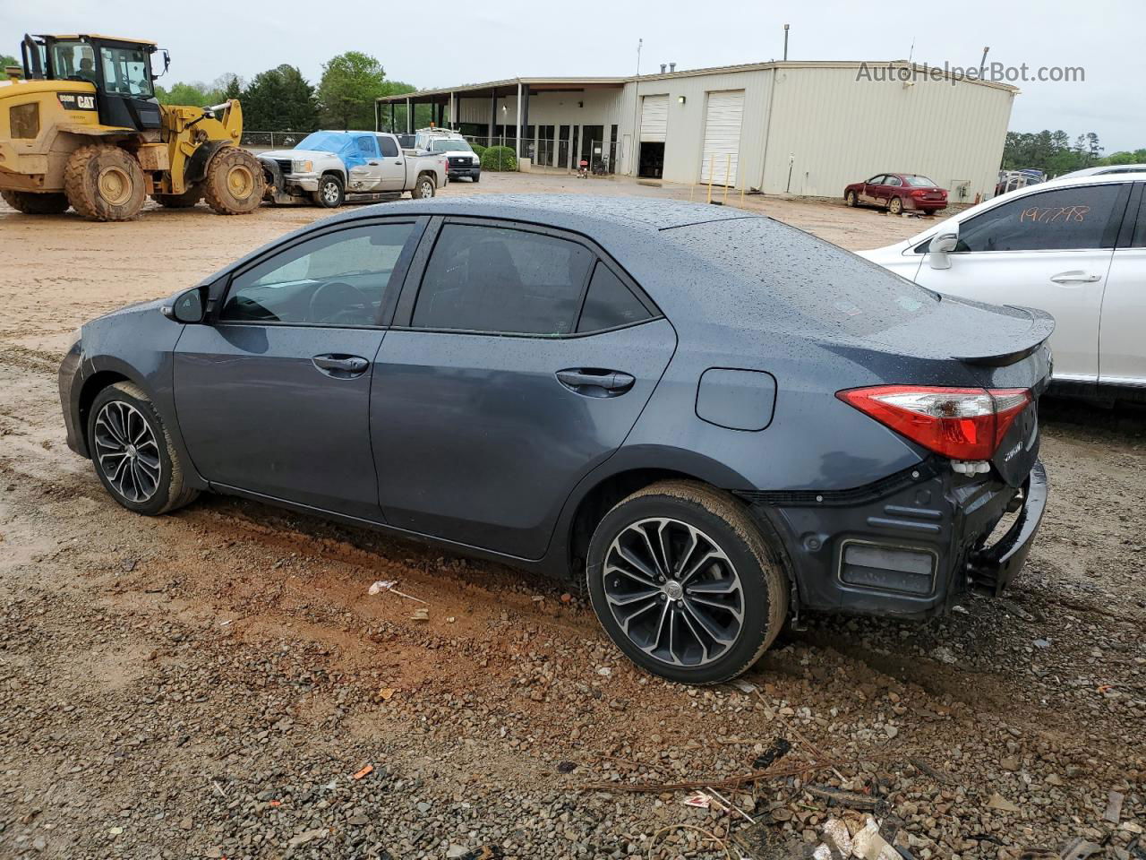 2016 Toyota Corolla L Серый vin: 5YFBURHE2GP527958