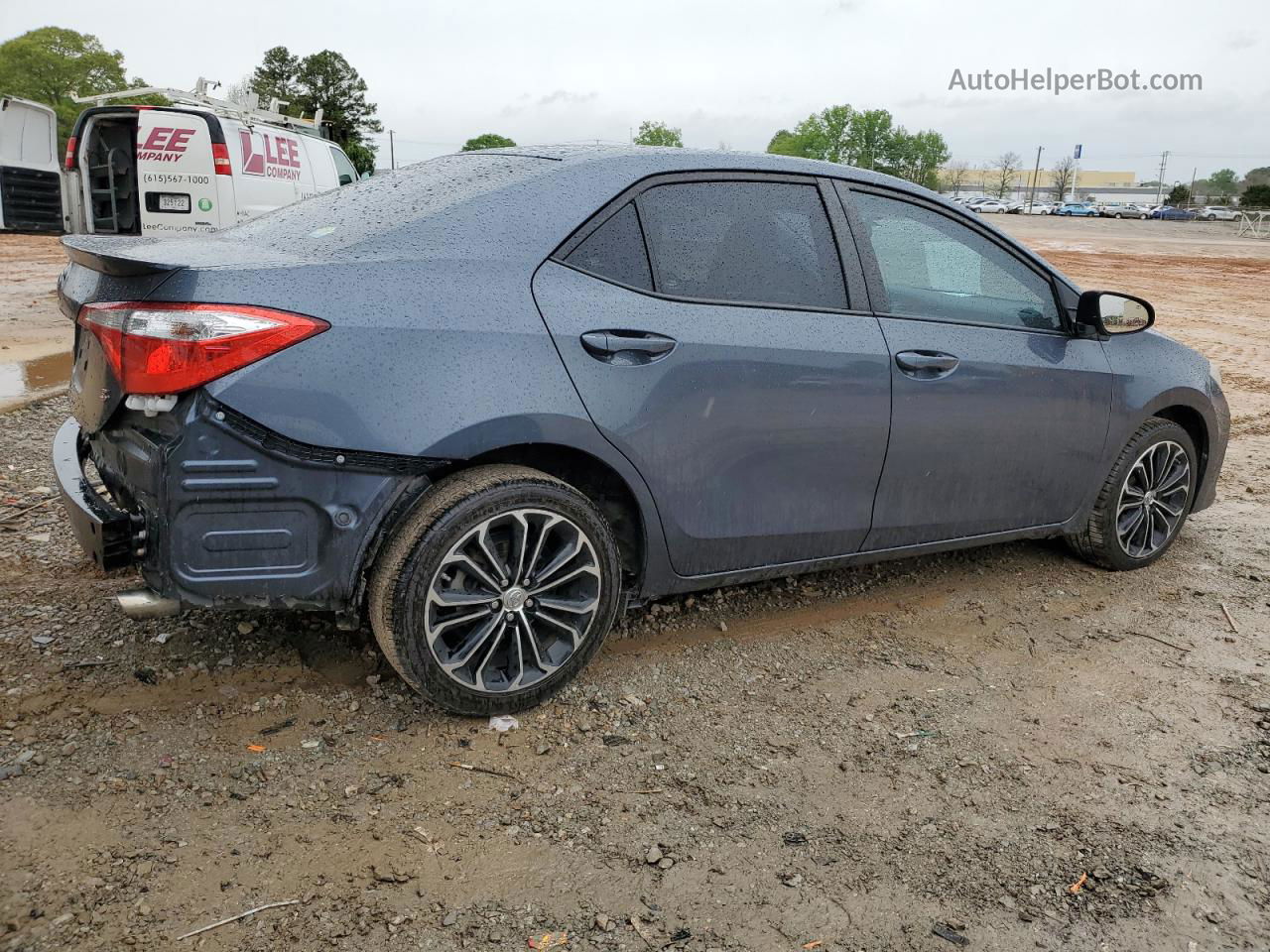 2016 Toyota Corolla L Серый vin: 5YFBURHE2GP527958