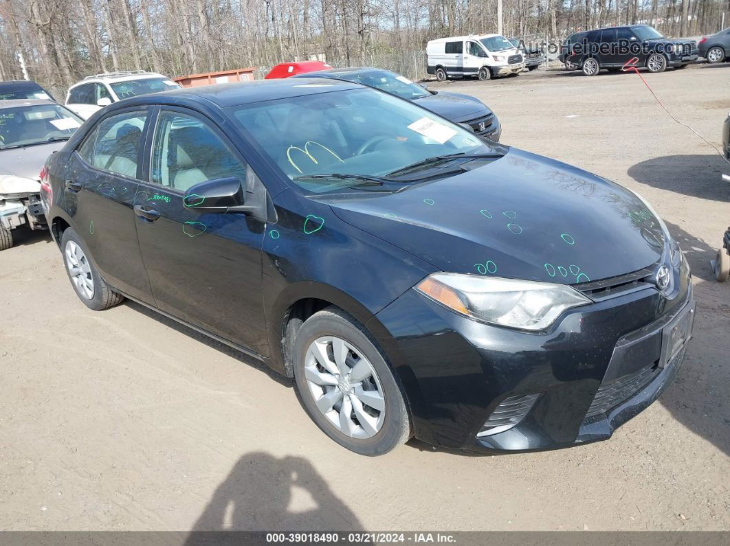 2016 Toyota Corolla Le Black vin: 5YFBURHE2GP540208