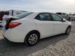 2017 Toyota Corolla L White vin: 5YFBURHE2HP583738