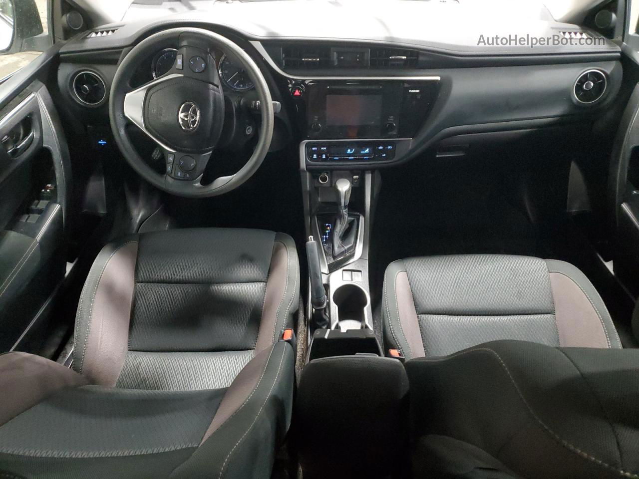 2017 Toyota Corolla L White vin: 5YFBURHE2HP623493