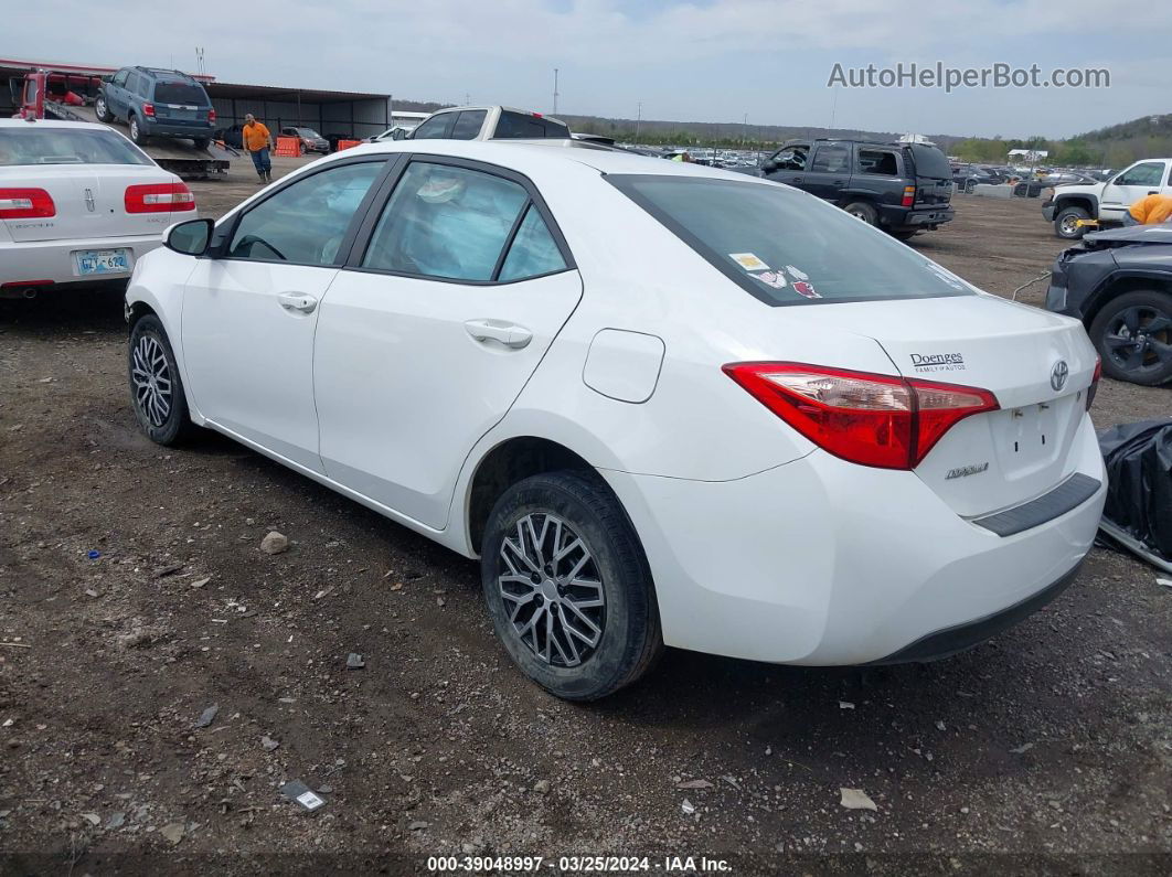 2017 Toyota Corolla L White vin: 5YFBURHE2HP682432