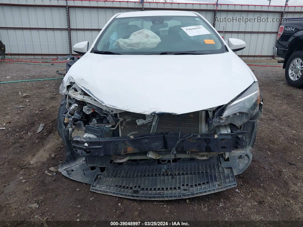 2017 Toyota Corolla L White vin: 5YFBURHE2HP682432