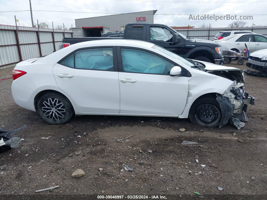 2017 Toyota Corolla L White vin: 5YFBURHE2HP682432