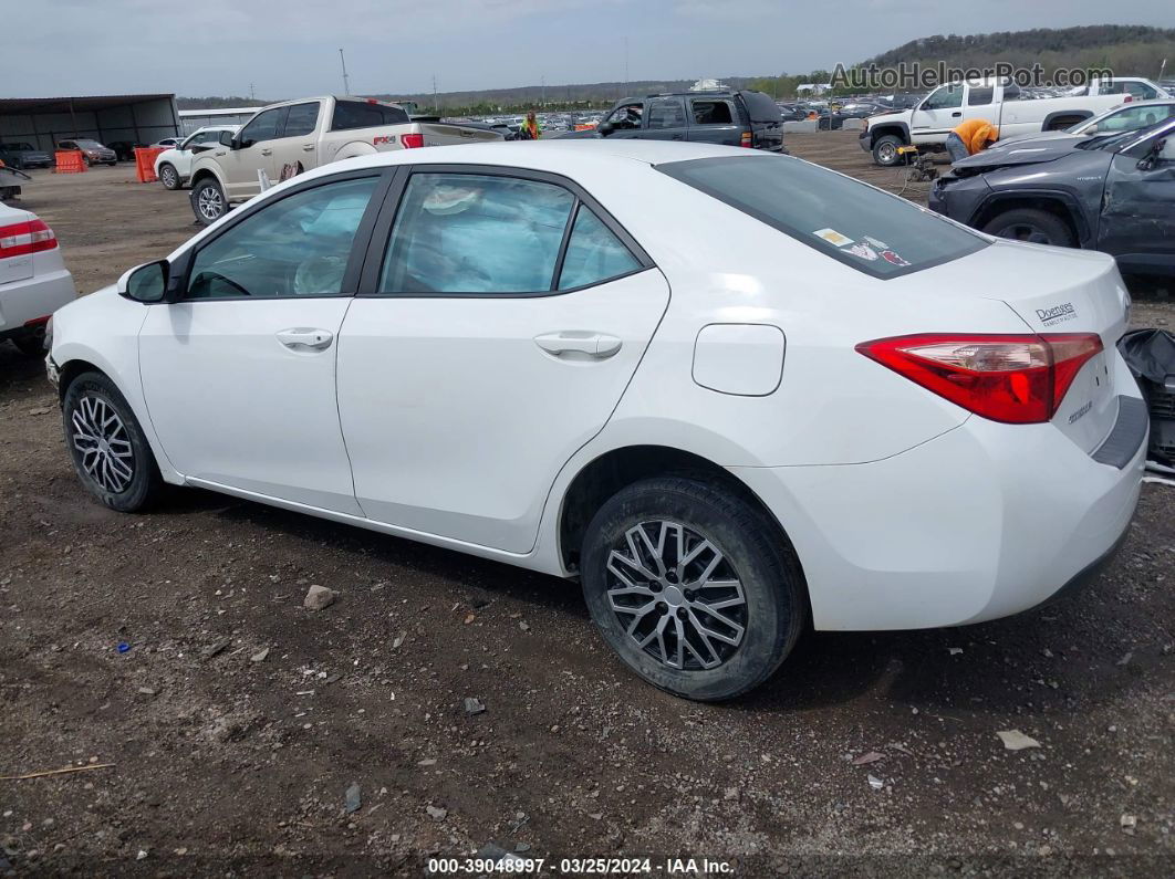 2017 Toyota Corolla L White vin: 5YFBURHE2HP682432