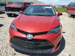 2017 Toyota Corolla L Red vin: 5YFBURHE2HP693866