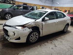 2017 Toyota Corolla L White vin: 5YFBURHE2HP708642