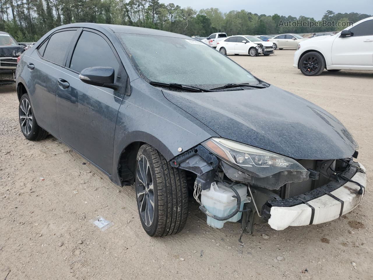 2017 Toyota Corolla L Blue vin: 5YFBURHE2HP712836