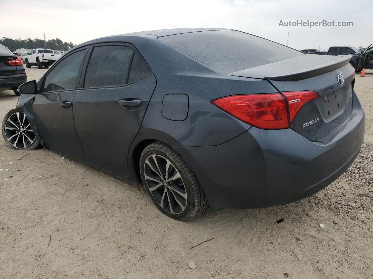 2017 Toyota Corolla L Blue vin: 5YFBURHE2HP712836