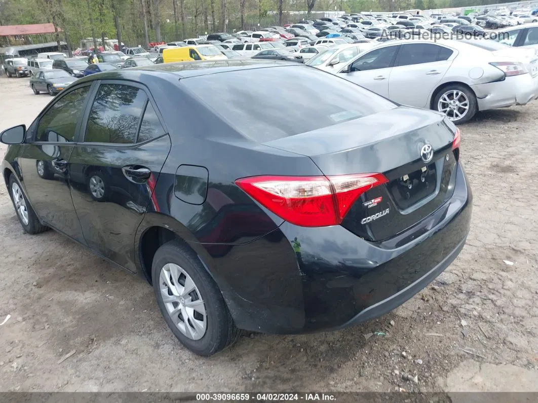 2017 Toyota Corolla L Black vin: 5YFBURHE2HP727157